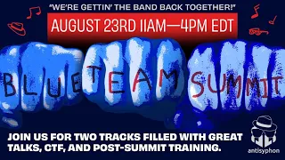 TRACK 1 | Blue Team Summit | August 23, 2023