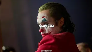 That's Life - Frank Sinatra (Joker) // Letra en español