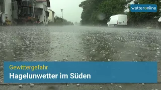 Hagelunwetter im Süden - 21. Juni 2022