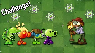 PvZ 2 Challenge! All PEASHOOTER Vs. Excavator Zombie - Who is Noob!