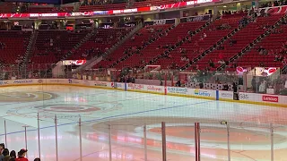 Carolina Hurricanes Warm-ups (04/10/22)