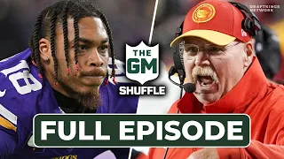 Analyzing WR market, Justin Jefferson's trade availability & Chiefs' three-peat chance | GM Shuffle