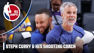 Steph Curry has a special bond with shooting coach Bruce Fraser 🤝 | NBA on ESPN