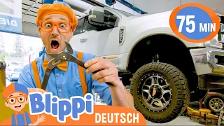 Blippi Deutsch - Blippi besucht eine Autowerkstatt | Abenteuer und Videos für Kinder