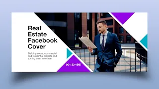 Professional FACEBOOK COVER DESIGN in Photoshop