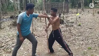 Village Martial Arts Sambil Berkebun Belajar  Silat Kampung