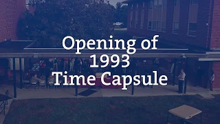 Opening of the 1993 Time Capsule