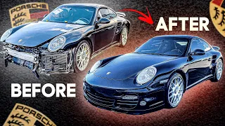 REBUILDING A CHEAP WRECKED RARE 997.2 PORSCHE TURBO S