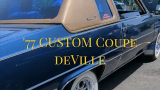 🏅1977 Cadillac Coupe deVille Custom Pimped Out! #customcars #deville 2023 Englewood NJ Car Show