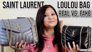 REAL vs FAKE YSL HANDBAG | How to Spot Fake Saint Laurent LOULOU Bag