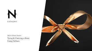 Tying & Untying A Ribbon Knot Using Sidefx's Houdini Vellum