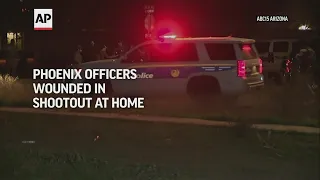 9 officers hurt in 'ambush,' shootout at Phoenix home