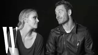 Charlize Theron and Michael Fassbender Talk Prometheus and Greg Louganis | Screen Tests | W Magazine