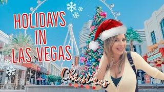 Christmas Time in Las Vegas 2022 | BEST Holiday & Winter | Themed Bars, Enchant, Ice Skating & MORE