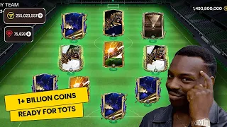 I SOLD MY TEAM | 1+ BILLION COINS TEAM UPGRADE IN FC MOBILE | READY FOR TOTS