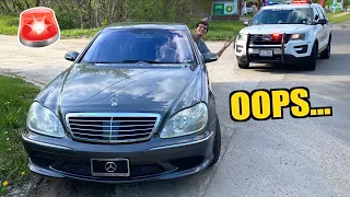 First Drive In The $3000 Twin Turbo V12 Mercedes S600 Didn't Go As Planned...