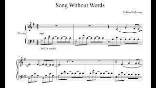 Song Without Words, G Major - Rohan Williams [2006] (original piano)