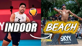 Taylor Sander's FIRST Beach Volleyball Match on the AVP | Crabb/Sander vs Beranek/Drost