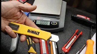 Fail-lite? The DeWalt 18mm snap-blade Utility Knife and Why I Don't Like It. A reply to comments