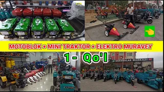 Mini traktor + Moto block + Electro muravey narxlari 2023. | Namangan |. #minitractor #motoblock