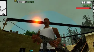 #2 выживание CJ в зомби апокалипсисе в гта са на андроид!! GTA LEFT 4 DEAT SA MOBILE