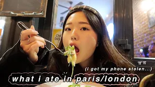 🇫🇷 what i eat in a week in paris + london (i got my phone stolen...)