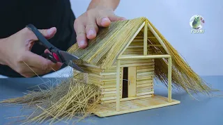 DIY Mini Wooden Cottage - How to Make Small House