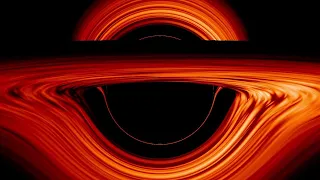 NASA's accretion disk of a stellar black hole visualisation [Full HD] rotating over 360°, ZOOMED