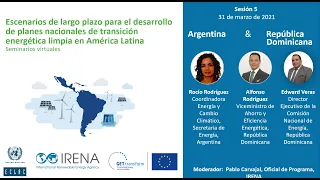 LTES for Developing National Clean Energy Transition Plans in LATAM – Argentina & Dominican Republic