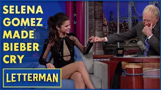 Selena Gomez Made Justin Bieber Cry | Letterman