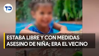 Asesino de niña de cuatro años en Limón estaba libre con medidas