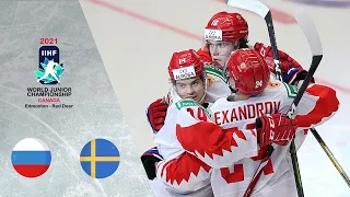 Russia vs. Sweden | IIHF World Junior Championship 2021 | Highligts |