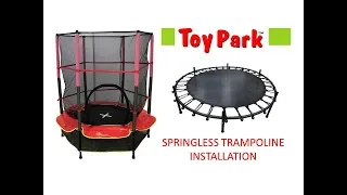 Toy Park 55inch Trampoline Springless Installation Video - Do It Yourself (DIY)