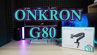 Кронштейн для монитора ONKRON G80 Black / 13"-32" дюйма / Распаковка / Сборка /  Установка