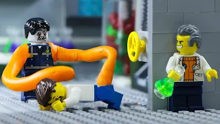 Hero Rescue Lego City Escape From Zombie Apocalypse | Lego Stop Motion