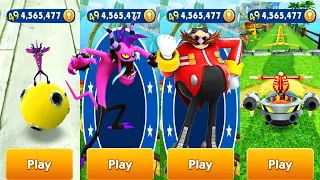 Sonic Dash - Dr.Eggman vs Zazz Unlocked New Mod Fully Upgraded All Characters Unlocked Run Gameplay