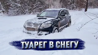 Volkswagen Touareg / Испытание в снегу / Туарег на бездорожье