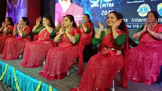 SITTING DANCE @ REGION CONFERENCE OF  NEENA AUNTY - HOTEL RESIDENCY TOWER TRIVANDRUM