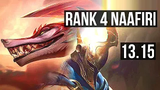 NAAFIRI vs PANTH (MID) | Rank 4 Naafiri, 6 solo kills, Legendary | NA Challenger | 13.15