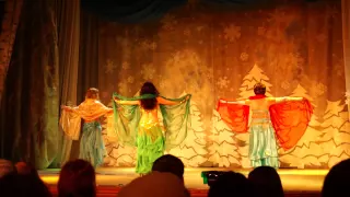 Show bellydance. Танец с вуалями. Студия восточного танца АРАБИКА, Ярославль