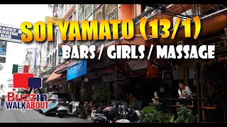 Soi Yamato Soi 131 Pattaya - Bars and restaurants longing for customers to come. (October 2020)