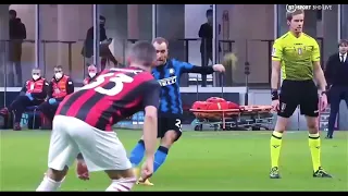 Inter Milan vs Milan 2-1 - Christian Eriksen Free Kick Goal min. 97'