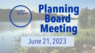 06 21 Planning Board Meeting