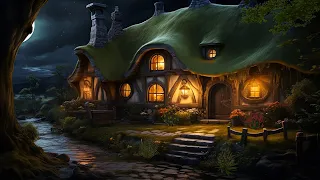 The Hobbit Village Ambience with Nature Sound for Relax & Stress Relief ✨Enchanted Ambience 🍄4K