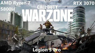 Lenovo Legion 5 Pro | AMD Ryzen 7 5800H | RTX 3070 | Can it run Call of Duty: Warzone?