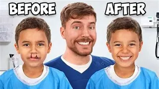 100 Kids Smile For The First Time ever by Mr. Beast