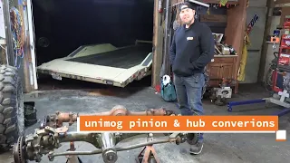 Machining DirtLifestyles unimog 404 pinions and hub conversions!