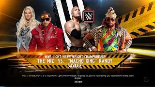 WWE 2K24 WWE LIGHT HEAVYWEIGHT CHAMPIONSHIPTHE MIZ VS. "MACHO KING" RANDY