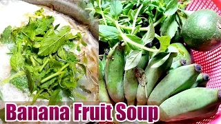 Easy Asian Khmer Cooking food recipes, Banana Fruit Soup