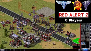 Red Alert 2 Yuri's Revenge I A Road Runs Thru Map I 8 Players